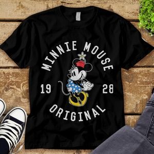 Disney Original Minnie Mouse T-Shirt Unisex Tee Adult T-shirt Kid Shirt
